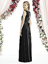 Rear View Thumbnail - Black After Six Bridesmaid Dress 6734