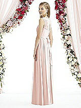 Rear View Thumbnail - Blush After Six Bridesmaid Dress 6734