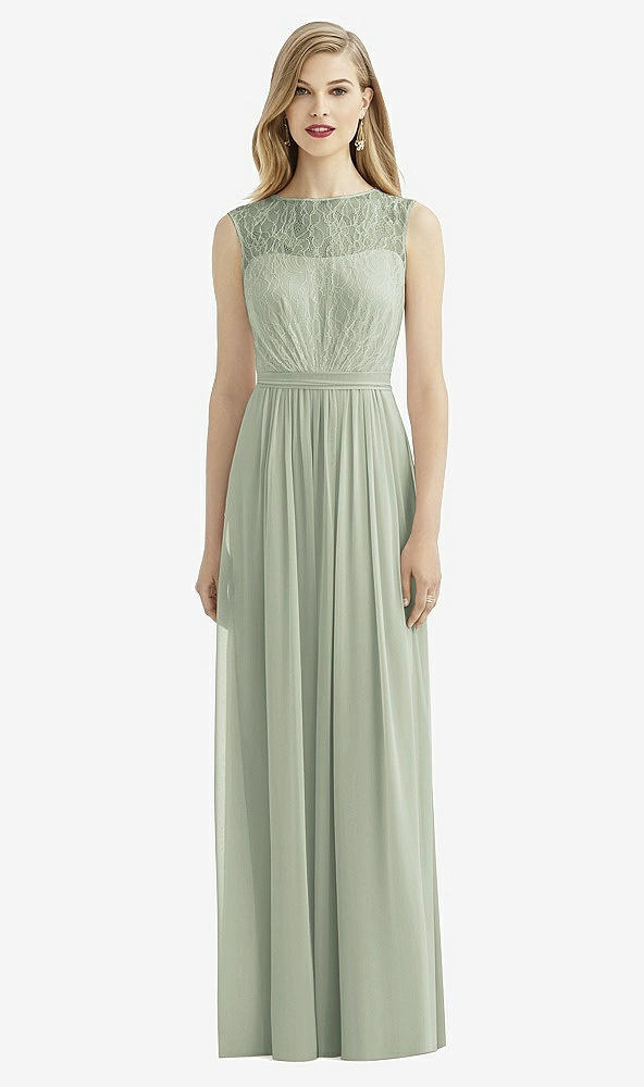 Front View - Celadon After Six Bridesmaid Dress 6734