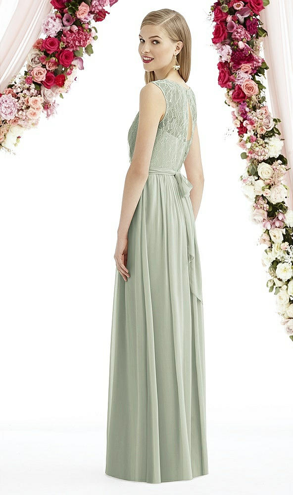 Back View - Celadon After Six Bridesmaid Dress 6734