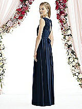 Rear View Thumbnail - Midnight Navy After Six Bridesmaid Dress 6734