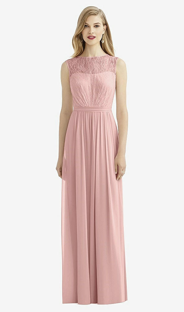 Front View - Rose - PANTONE Rose Quartz After Six Bridesmaid Dress 6734