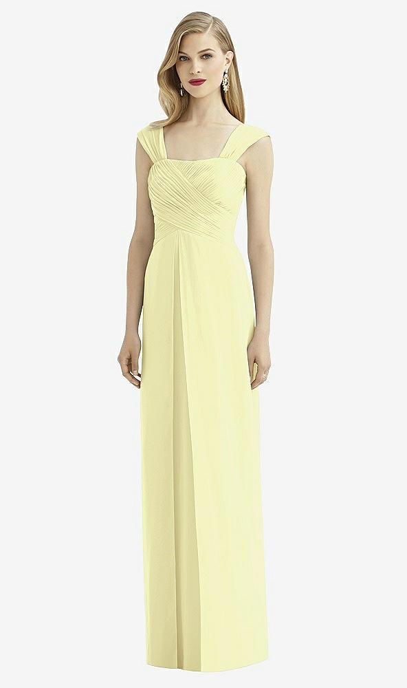 Front View - Butter Yellow After Six Bridesmaid Dress 6735