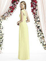 Rear View Thumbnail - Butter Yellow After Six Bridesmaid Dress 6735