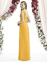 Rear View Thumbnail - NYC Yellow After Six Bridesmaid Dress 6735