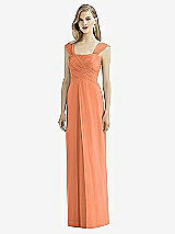 Front View Thumbnail - Sweet Melon After Six Bridesmaid Dress 6735