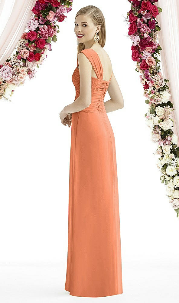 Back View - Sweet Melon After Six Bridesmaid Dress 6735