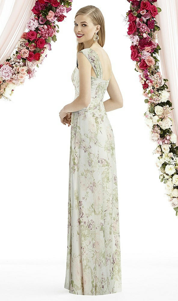 Back View - Blush Garden After Six Bridesmaid Dress 6735