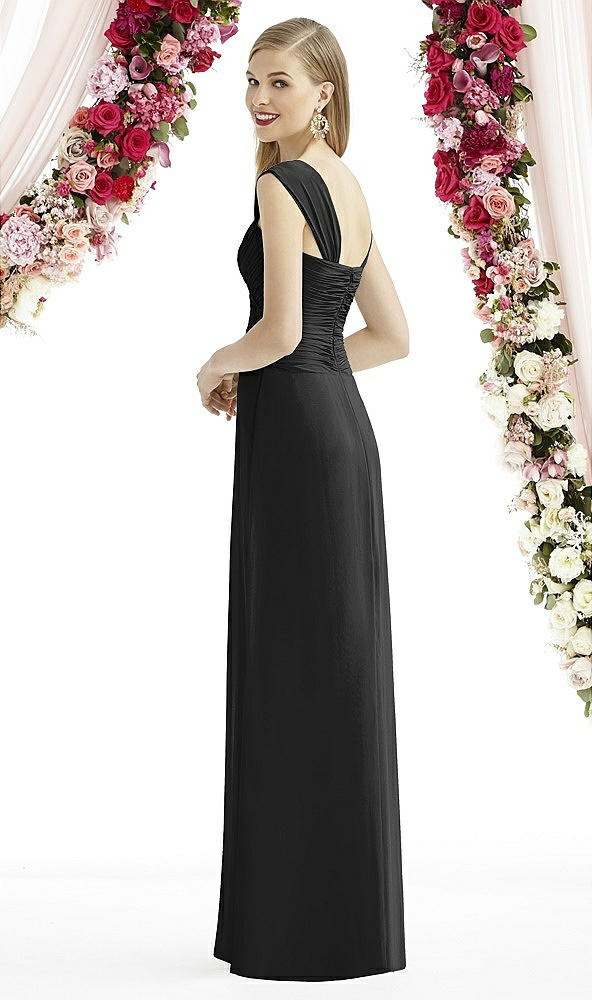 Back View - Black After Six Bridesmaid Dress 6735