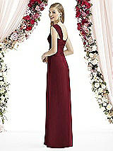 Rear View Thumbnail - Cabernet After Six Bridesmaid Dress 6735