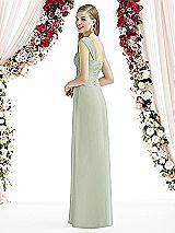 Rear View Thumbnail - Celadon After Six Bridesmaid Dress 6735