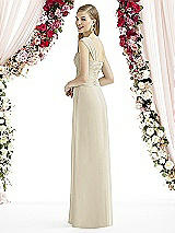 Rear View Thumbnail - Champagne After Six Bridesmaid Dress 6735