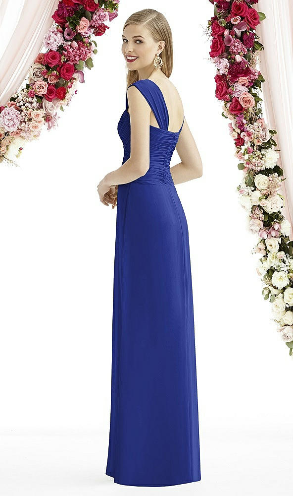 Back View - Cobalt Blue After Six Bridesmaid Dress 6735