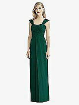 Front View Thumbnail - Hunter Green After Six Bridesmaid Dress 6735