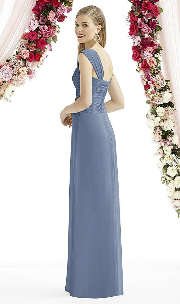 Back View - Larkspur Blue After Six Bridesmaid Dress 6735