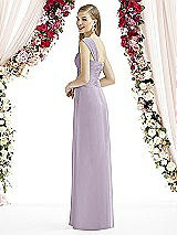 Rear View Thumbnail - Lilac Haze After Six Bridesmaid Dress 6735