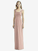 Front View Thumbnail - Neu Nude After Six Bridesmaid Dress 6735