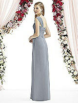 Rear View Thumbnail - Platinum After Six Bridesmaid Dress 6735