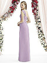 Rear View Thumbnail - Pale Purple After Six Bridesmaid Dress 6735