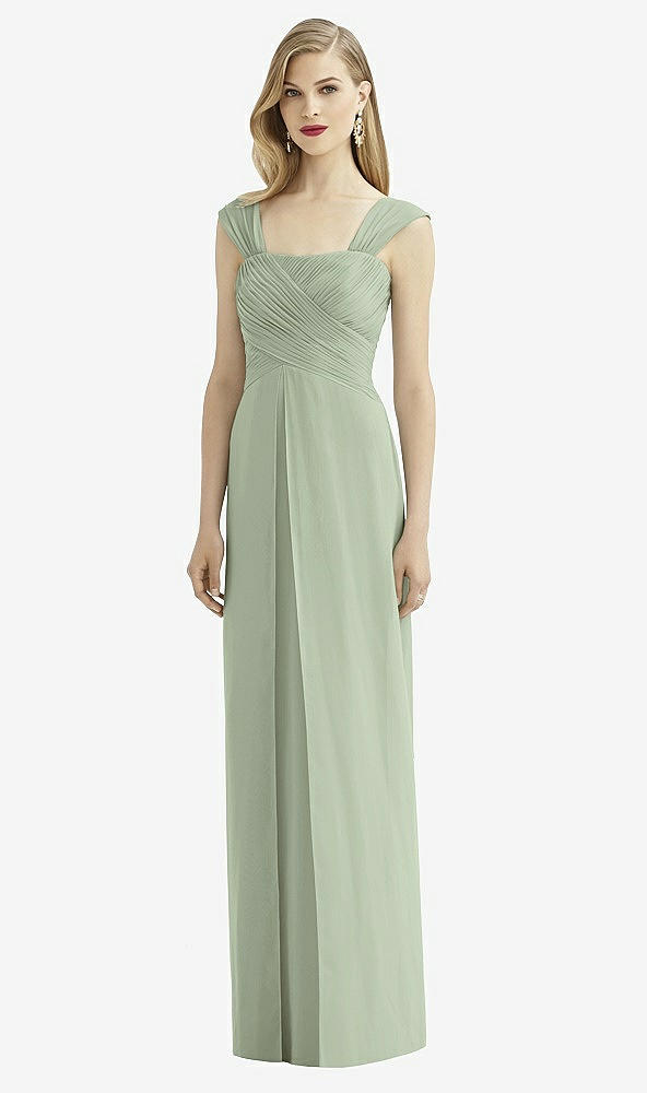 Front View - Sage After Six Bridesmaid Dress 6735