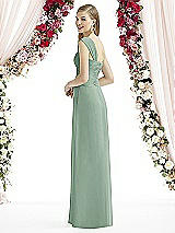 Rear View Thumbnail - Seagrass After Six Bridesmaid Dress 6735