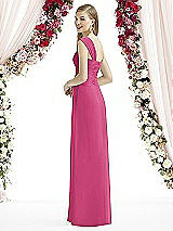 Rear View Thumbnail - Tea Rose After Six Bridesmaid Dress 6735