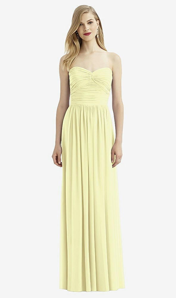 Front View - Butter Yellow After Six Bridesmaid Dress 6736