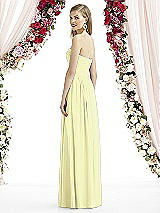 Rear View Thumbnail - Butter Yellow After Six Bridesmaid Dress 6736