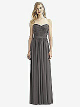 Front View Thumbnail - Caviar Gray After Six Bridesmaid Dress 6736