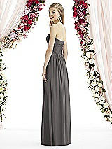 Rear View Thumbnail - Caviar Gray After Six Bridesmaid Dress 6736