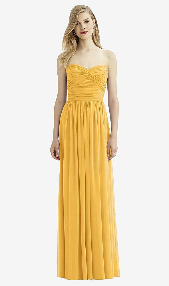 Front View - NYC Yellow After Six Bridesmaid Dress 6736