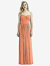 Front View Thumbnail - Sweet Melon After Six Bridesmaid Dress 6736