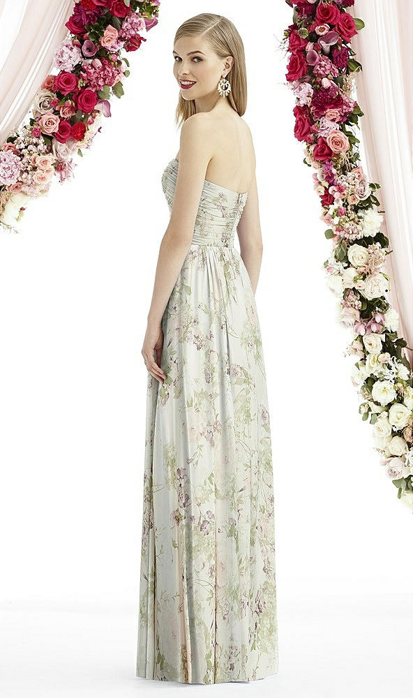 Back View - Blush Garden After Six Bridesmaid Dress 6736