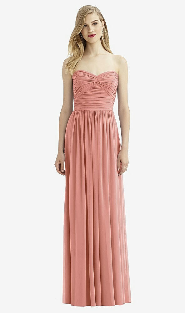 Front View - Desert Rose After Six Bridesmaid Dress 6736