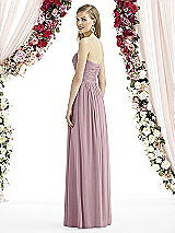 Rear View Thumbnail - Dusty Rose After Six Bridesmaid Dress 6736