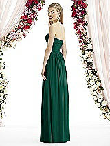 Rear View Thumbnail - Hunter Green After Six Bridesmaid Dress 6736