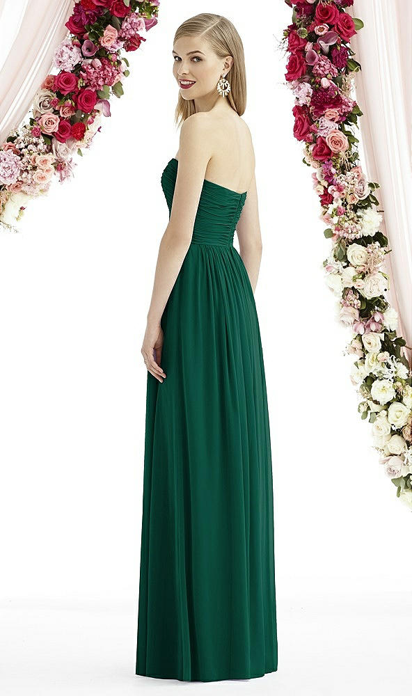 Back View - Hunter Green After Six Bridesmaid Dress 6736