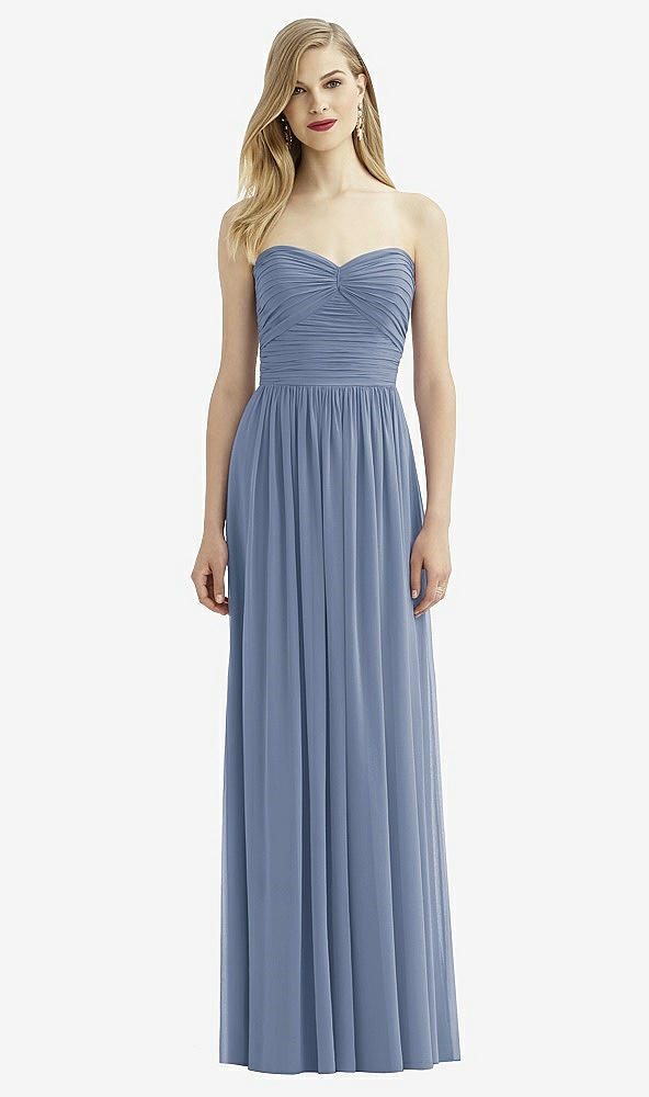 Front View - Larkspur Blue After Six Bridesmaid Dress 6736