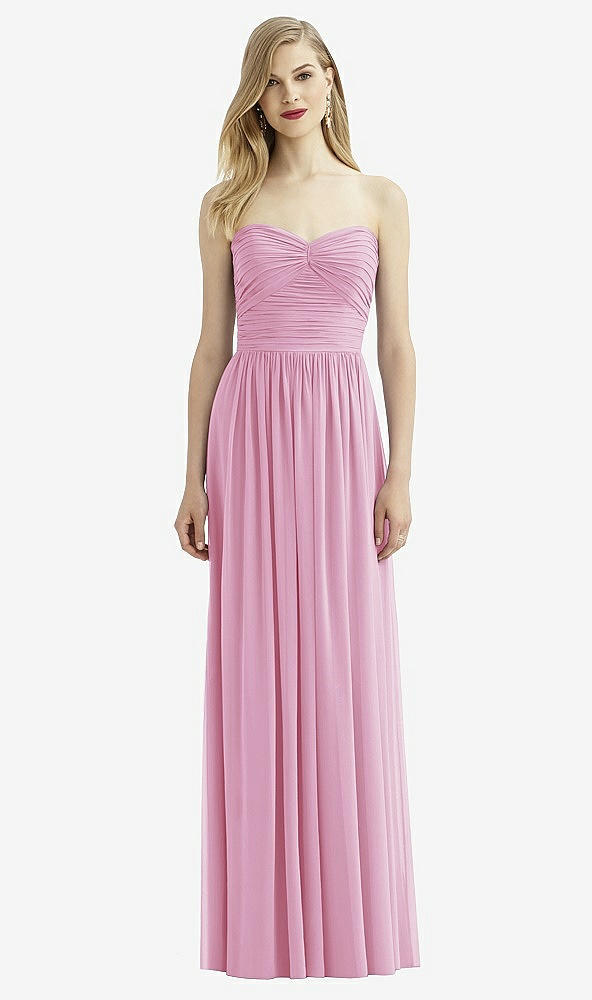 Front View - Powder Pink After Six Bridesmaid Dress 6736