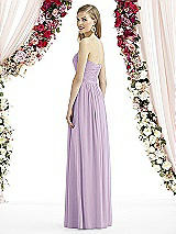 Rear View Thumbnail - Pale Purple After Six Bridesmaid Dress 6736