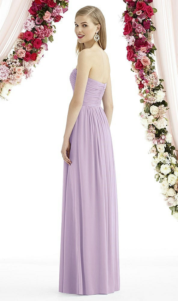 Back View - Pale Purple After Six Bridesmaid Dress 6736