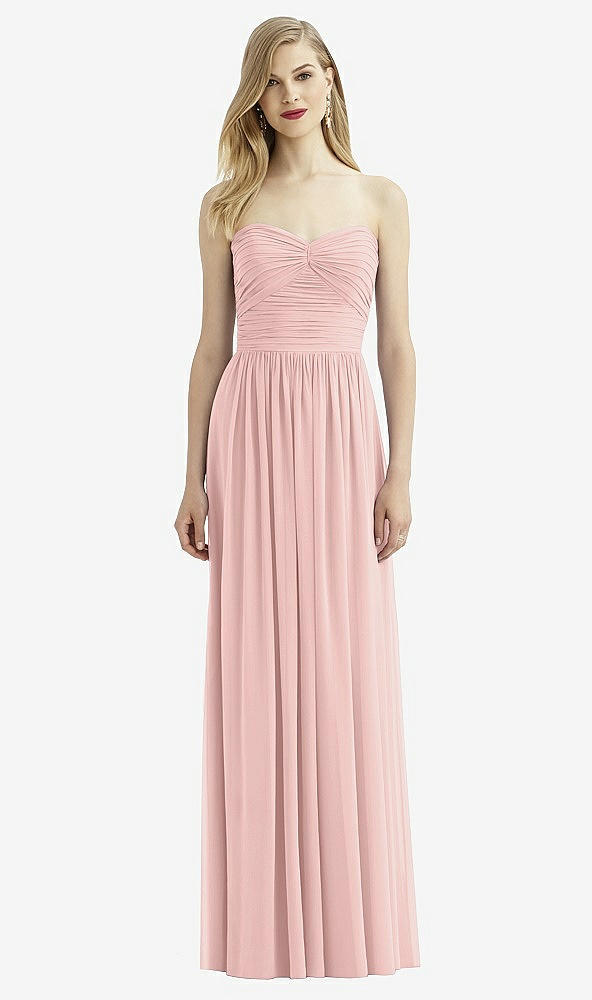 Front View - Rose - PANTONE Rose Quartz After Six Bridesmaid Dress 6736