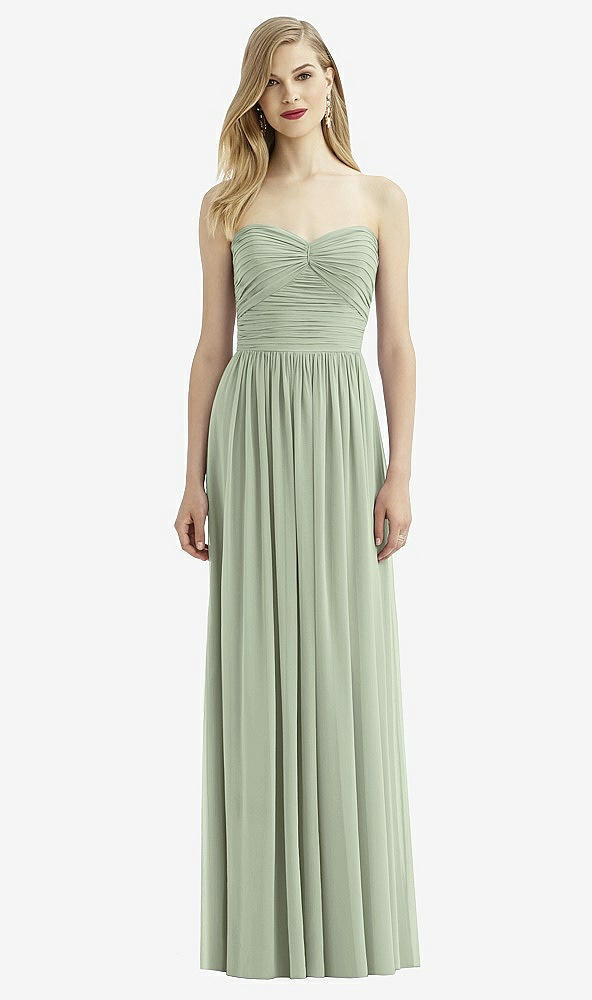 Front View - Sage After Six Bridesmaid Dress 6736