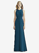 Front View Thumbnail - Atlantic Blue After Six Bridesmaid Dress 6740