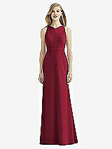 Front View Thumbnail - Burgundy After Six Bridesmaid Dress 6740