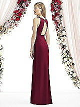 Rear View Thumbnail - Cabernet After Six Bridesmaid Dress 6740