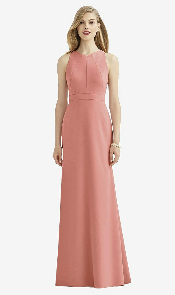 Front View - Desert Rose After Six Bridesmaid Dress 6740