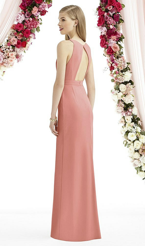 Back View - Desert Rose After Six Bridesmaid Dress 6740