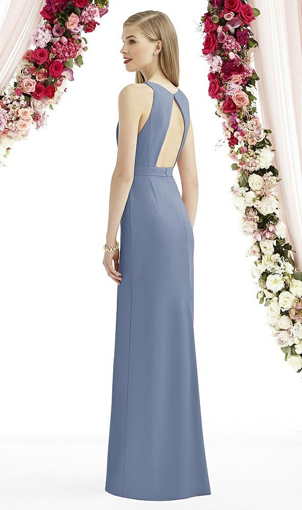 Back View - Larkspur Blue After Six Bridesmaid Dress 6740