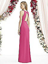 Rear View Thumbnail - Tea Rose After Six Bridesmaid Dress 6740